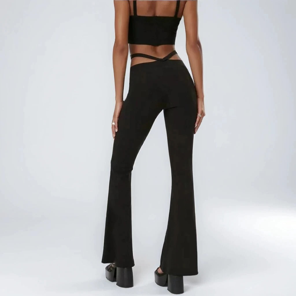 V Waist Cutout Camisole Pantsuit
