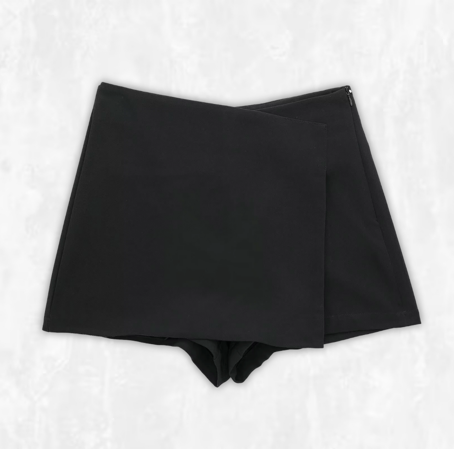 Elara Asymmetric Wrap Skort