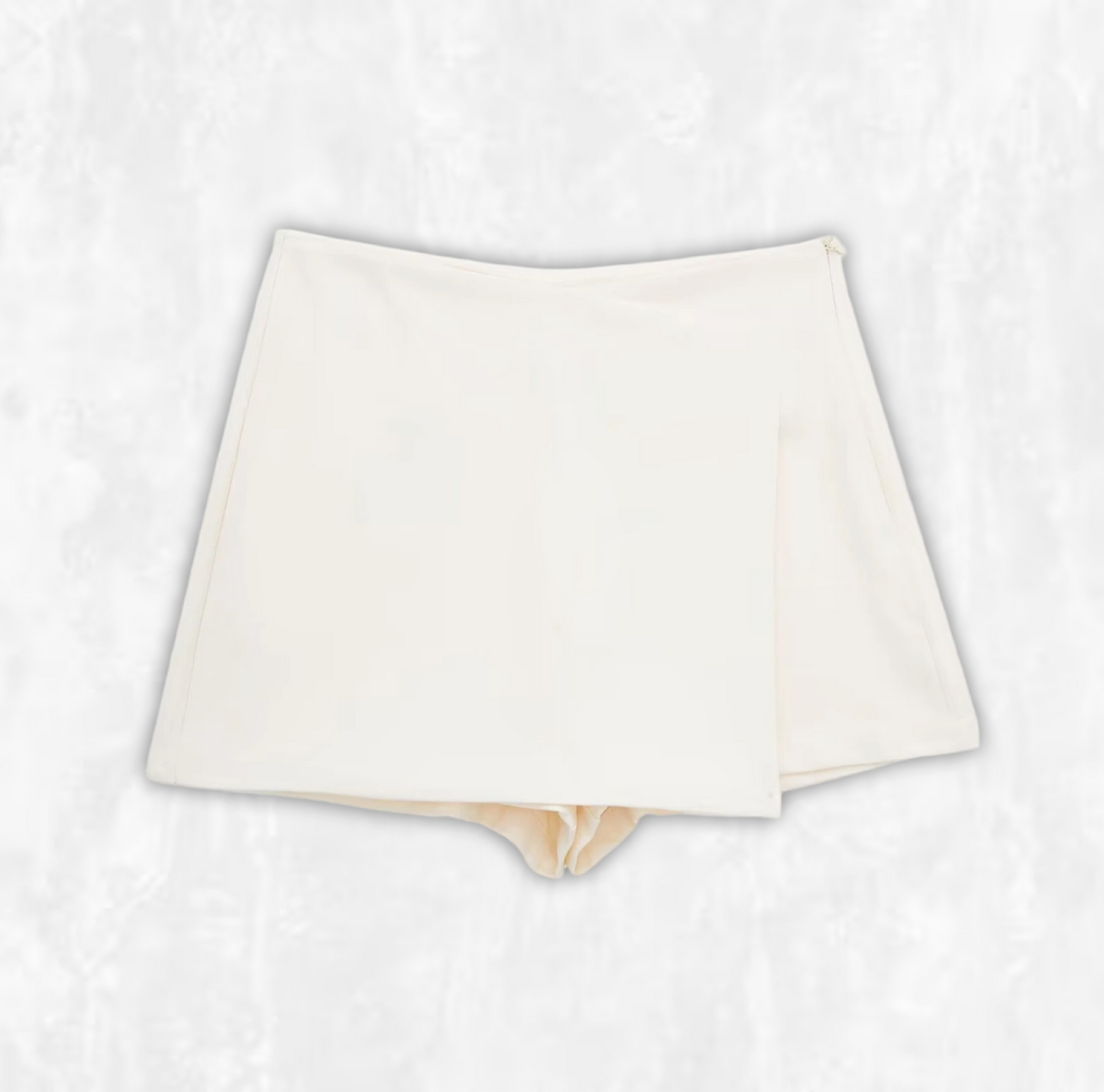 Elara Asymmetric Wrap Skort