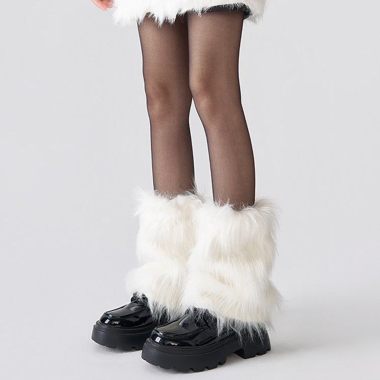 Faux Fur Leg Warmers