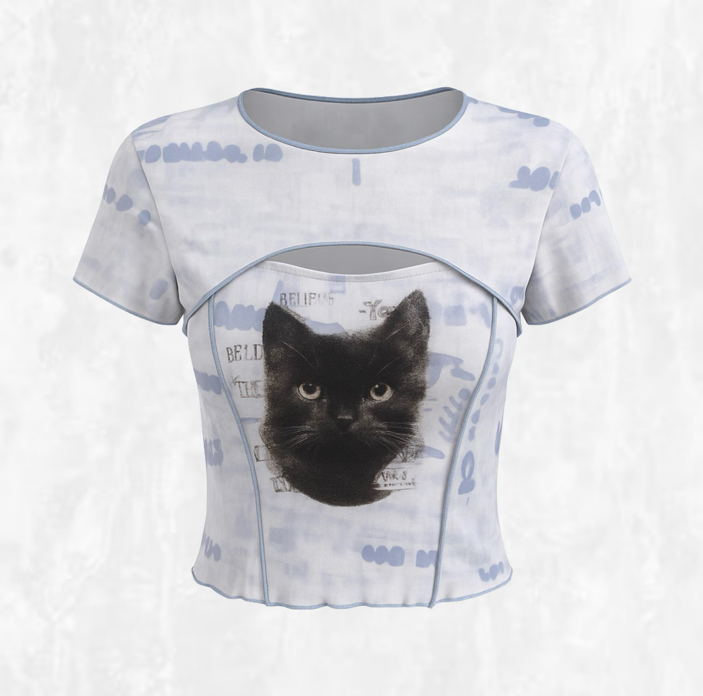 Feline Dreams Mesh Top