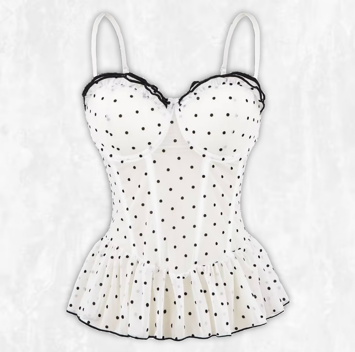 Polka Darling Corset Top