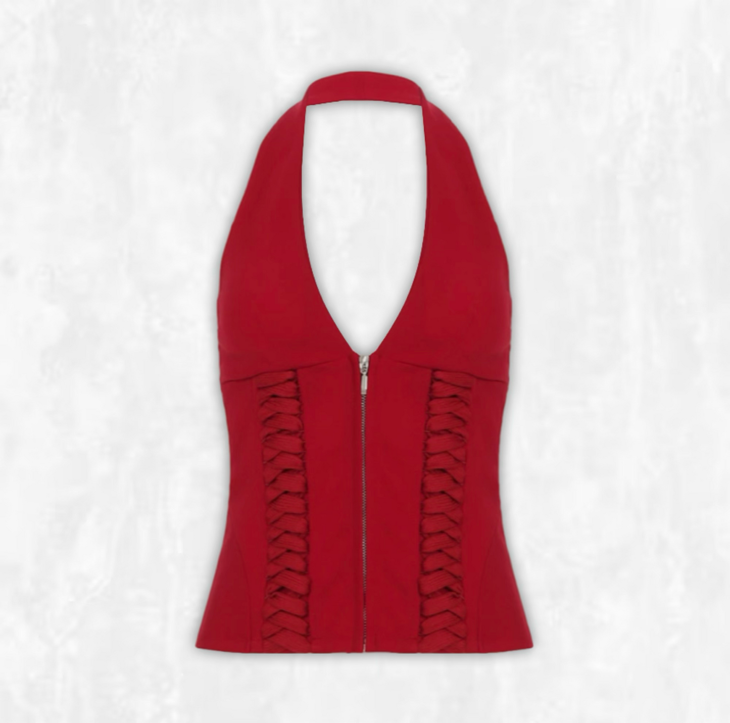 Ruby Halterneck Zip-up Vest