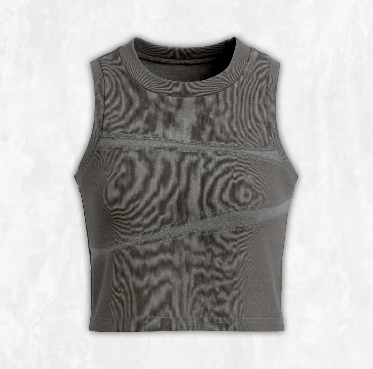 Urban Slate Ribbed Tank