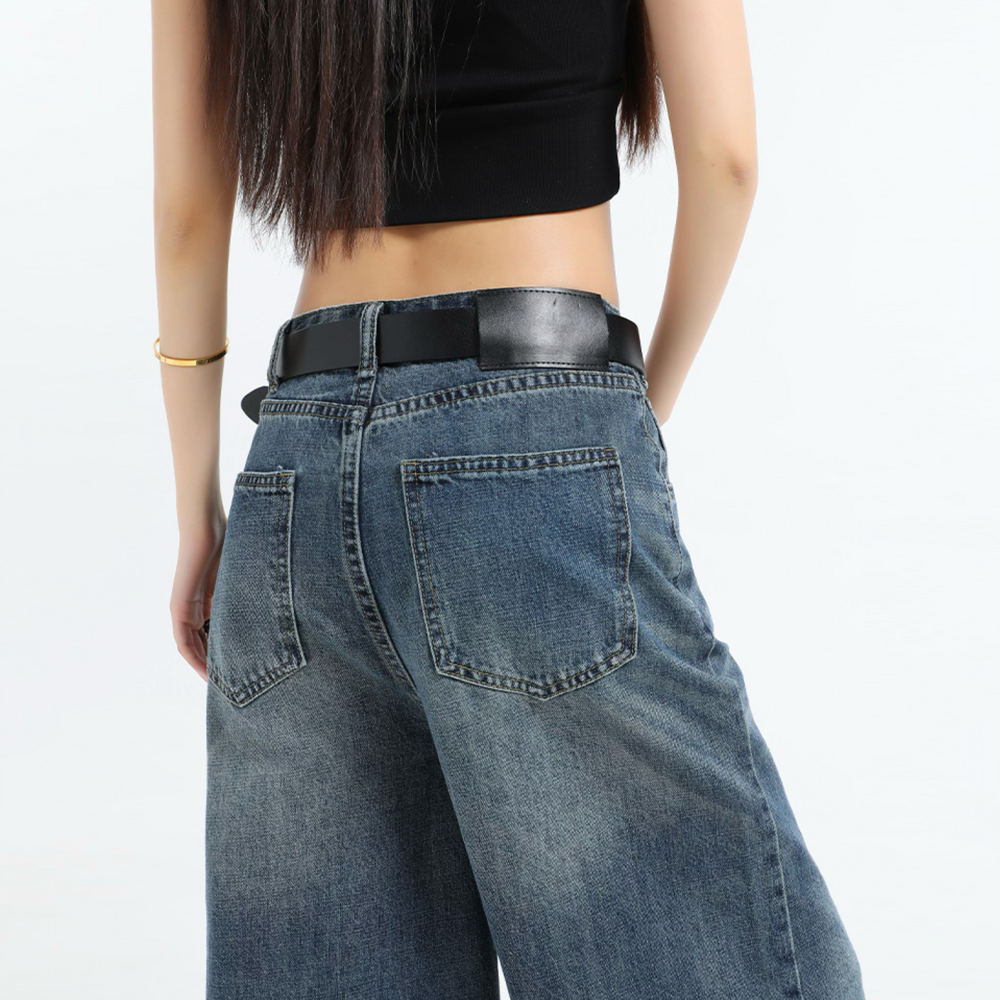 Nicole Washed Baggy Jorts