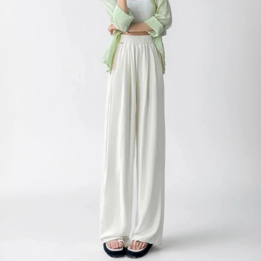 Wide Leg Drape Trousers