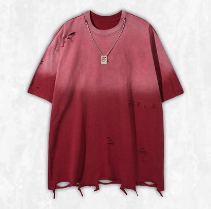 Acid Drip Distressed Tee