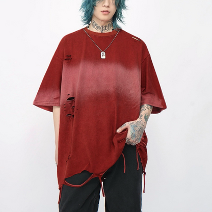 Acid Drip Distressed Tee