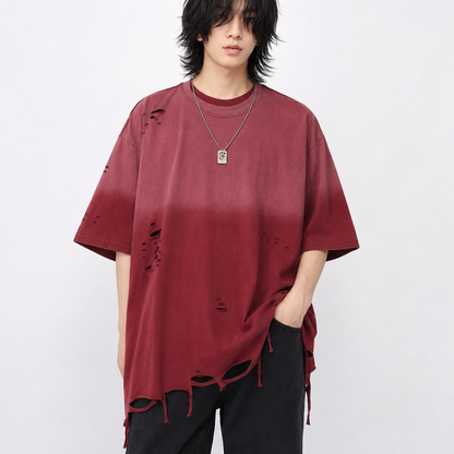 Acid Drip Distressed Tee