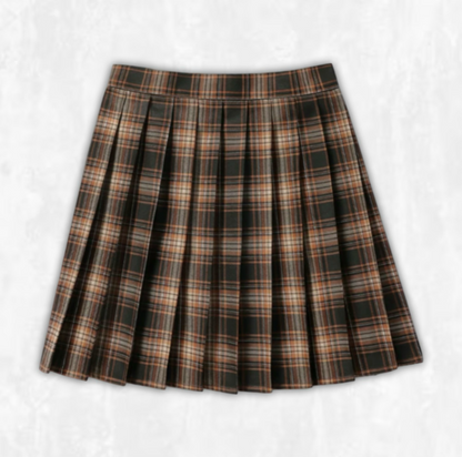 Back To School Plaid Skirt