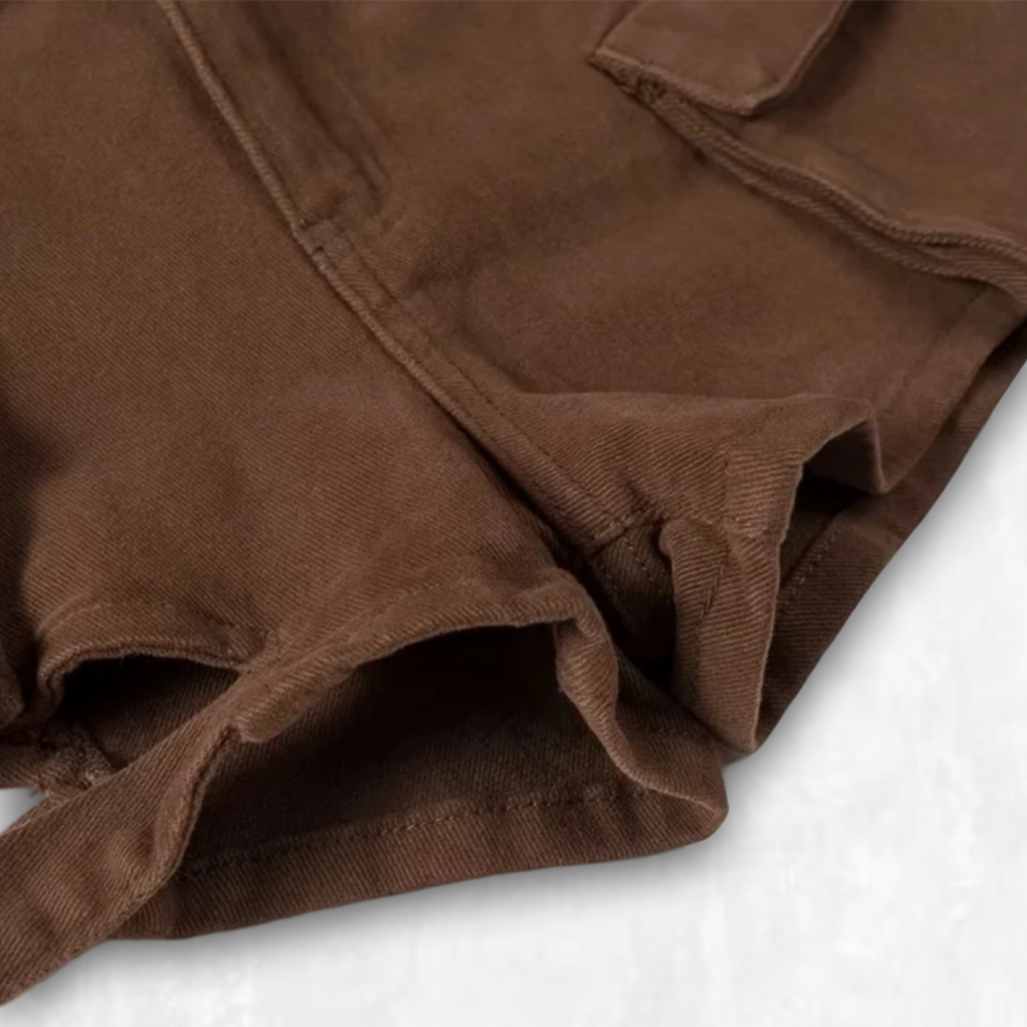 Buckle Detail Cargo Shorts