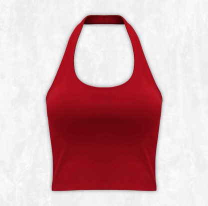 Built-in-bra Halter Tank