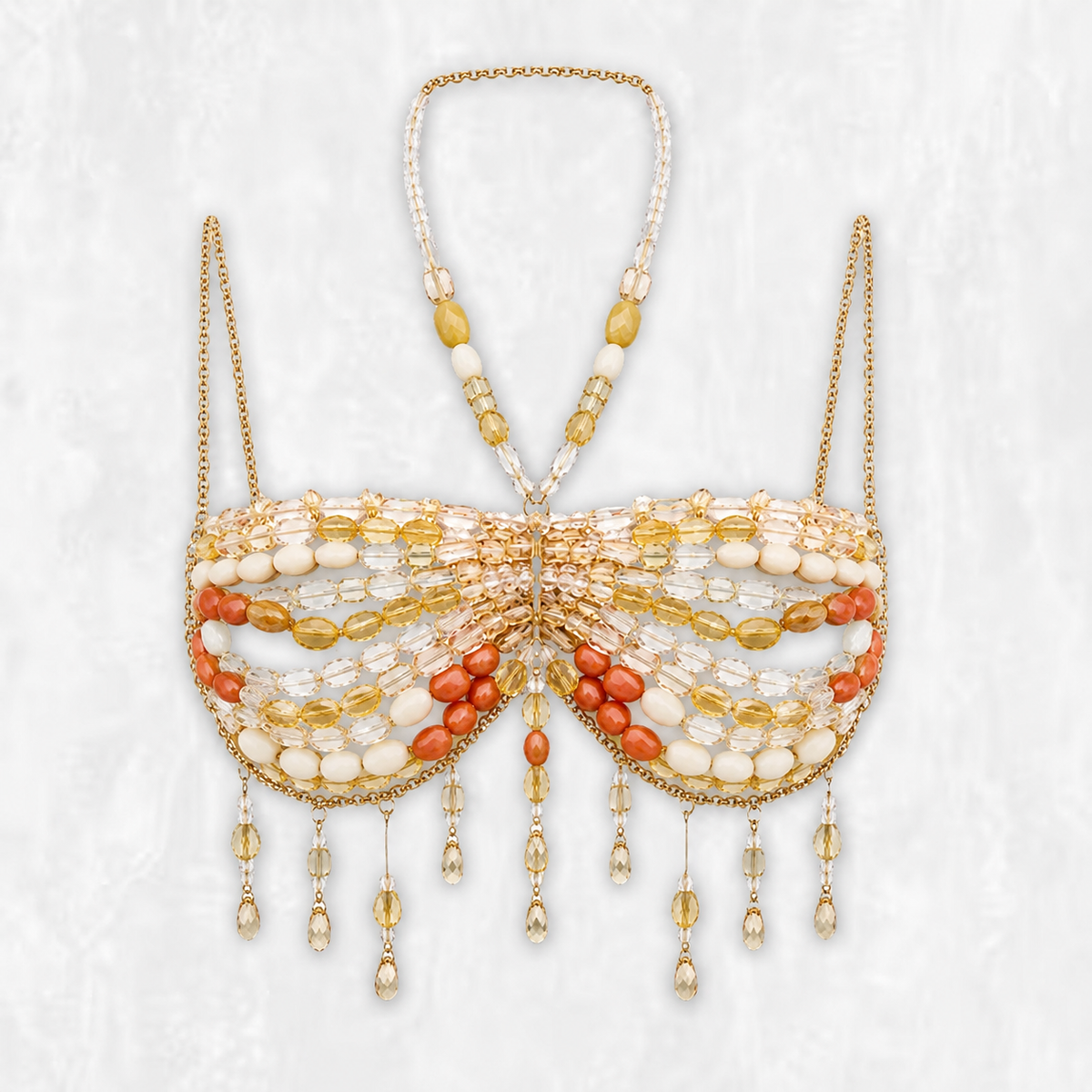 Tutti Frutti Beaded Halter