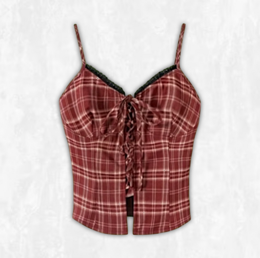 Cherrywood Lace-up Cami