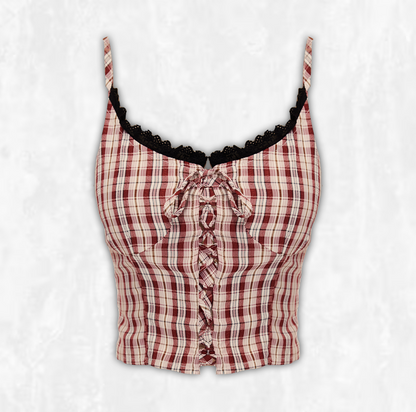 Cherrywood Lace-up Cami