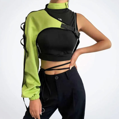 Cybercore One Sleeve Shrug