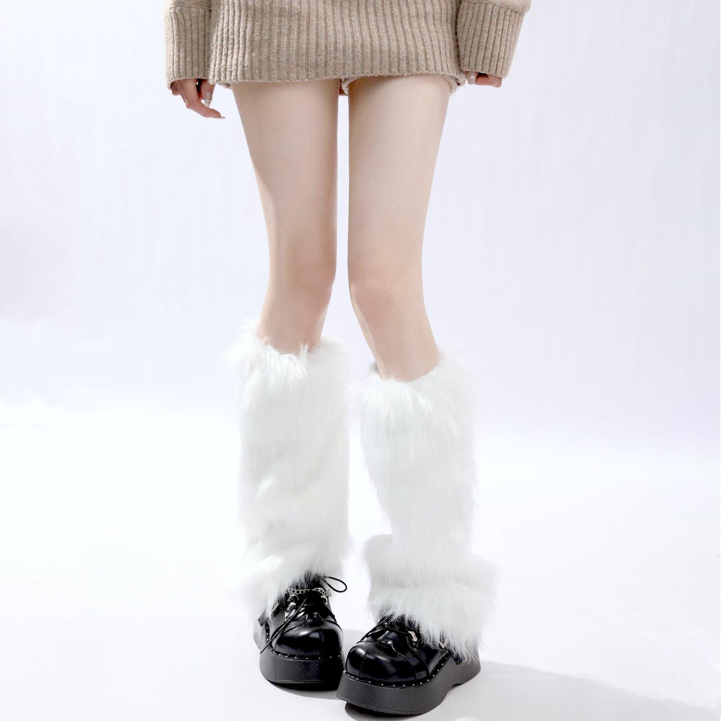 Faux Fur Leg Warmers
