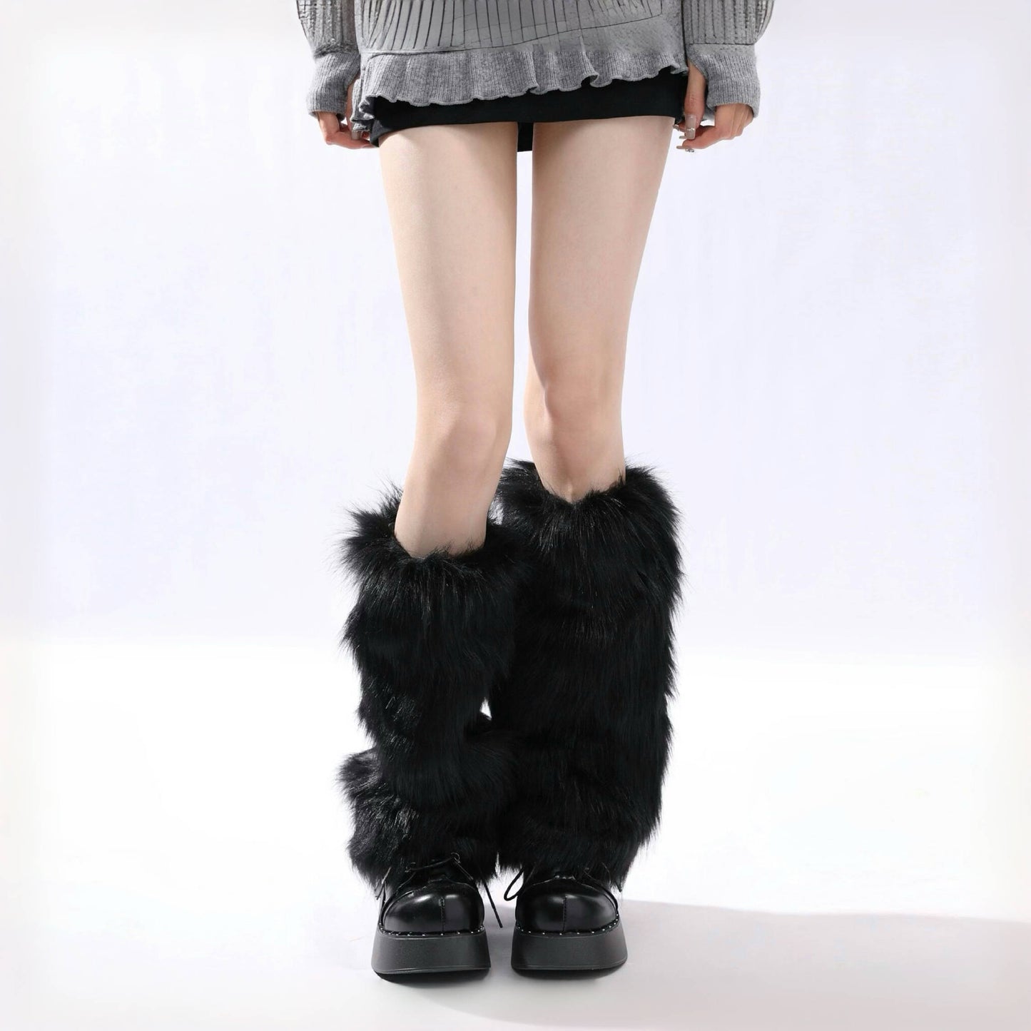 Faux Fur Leg Warmers