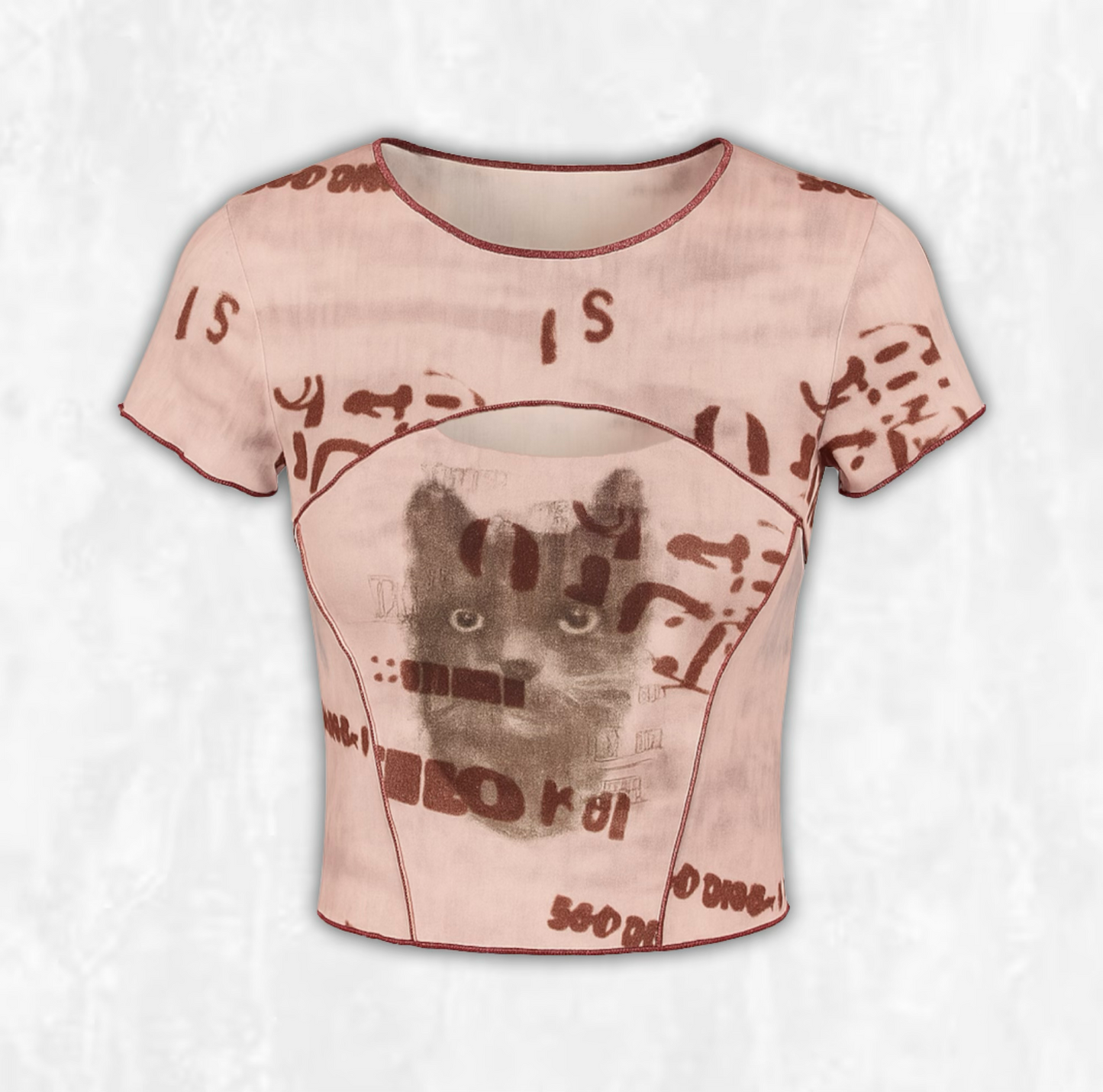 Feline Dreams Mesh Top