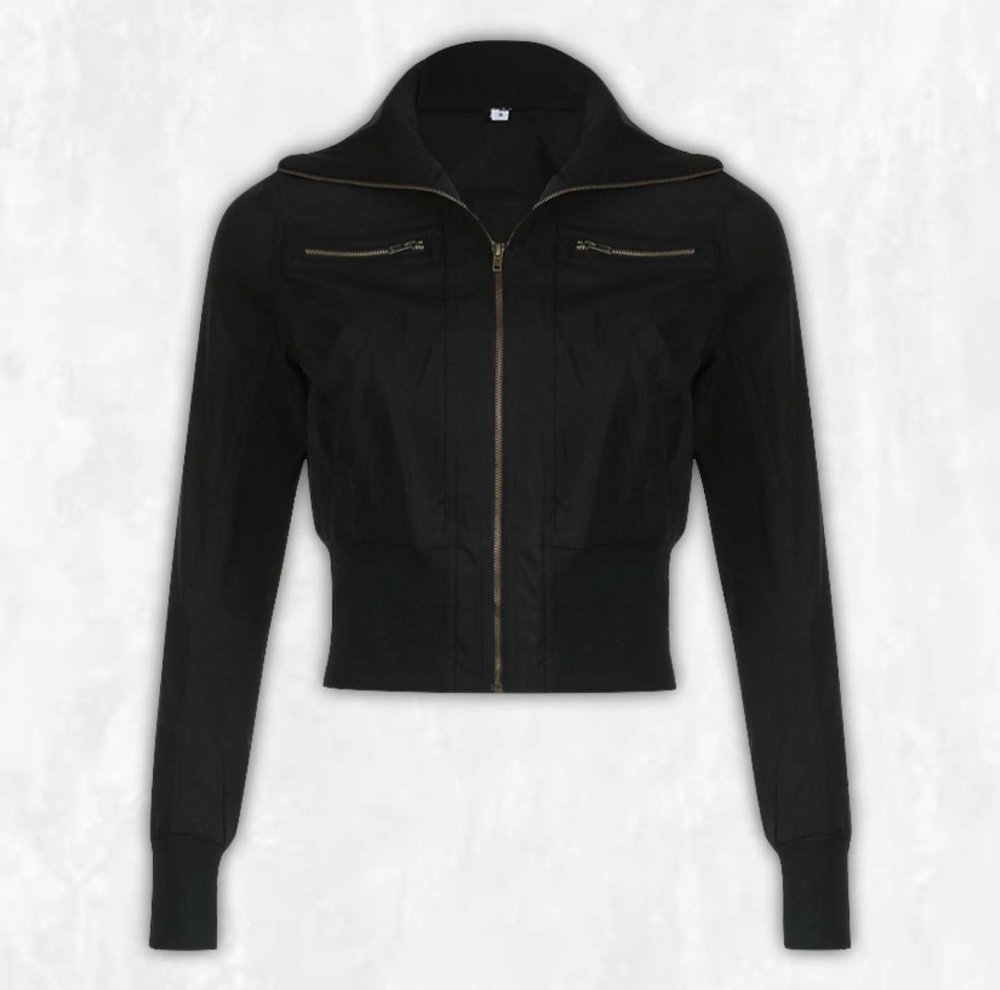 Fitted Turtleneck Jacket