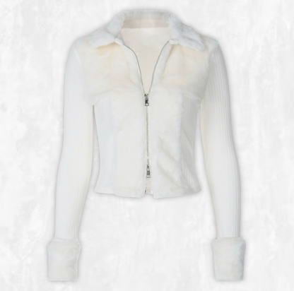 Frostbite Fuzzy Panel Jacket