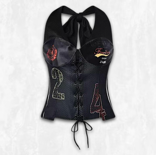 Game Day Jersey Corset Top