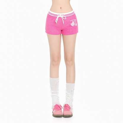 Hibiscus Heat Velour Shorts
