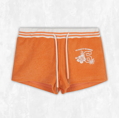 Hibiscus Heat Velour Shorts