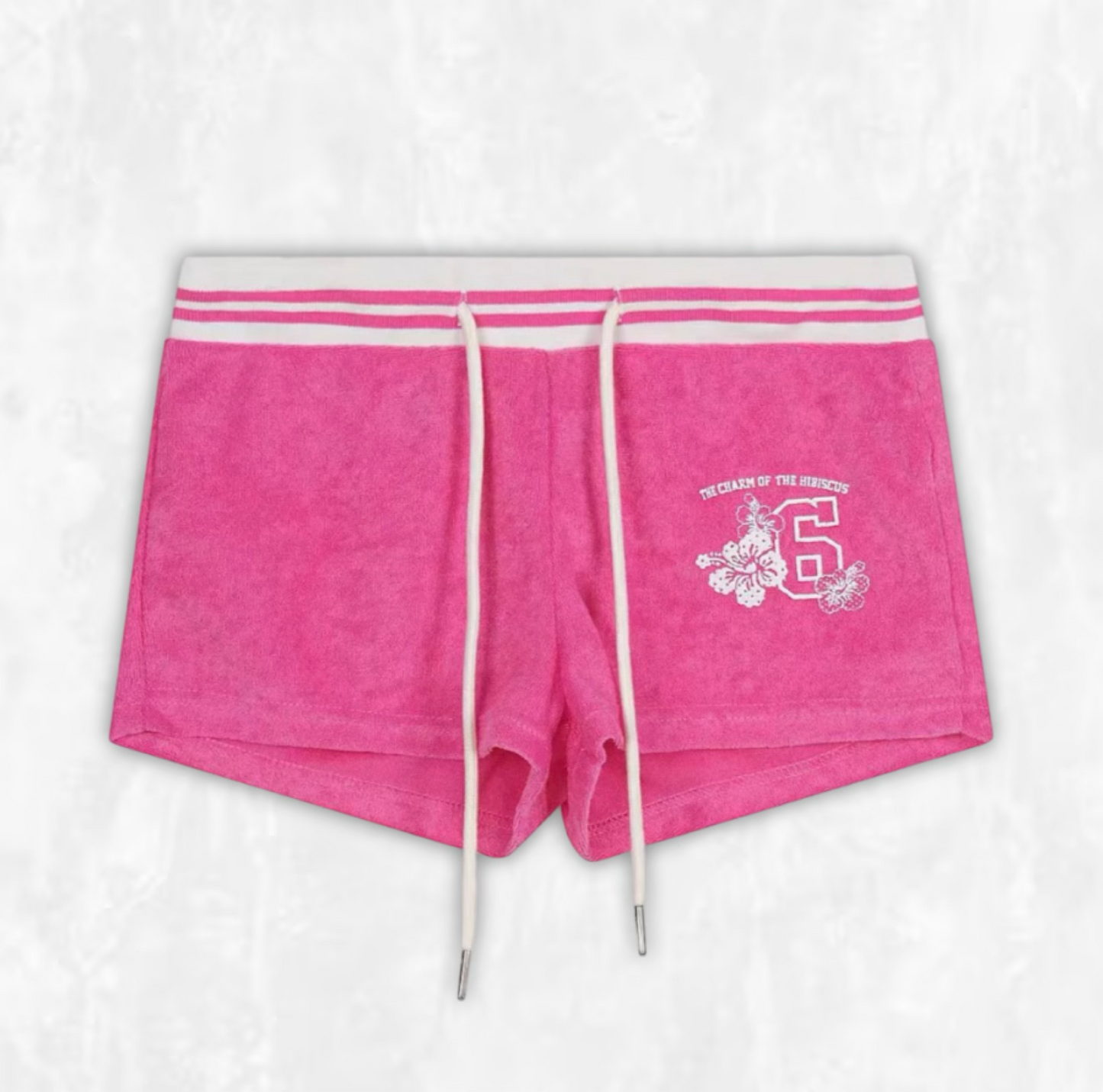 Hibiscus Heat Velour Shorts