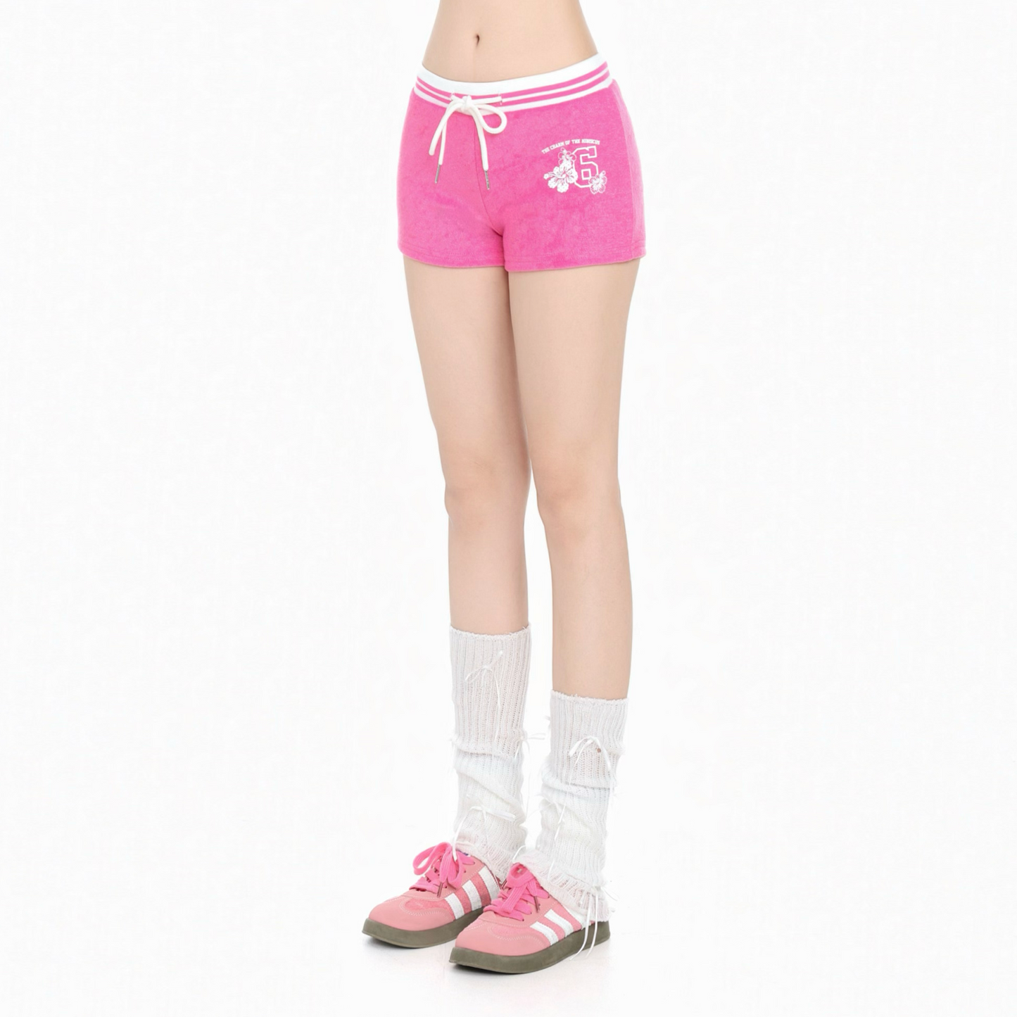 Hibiscus Heat Velour Shorts