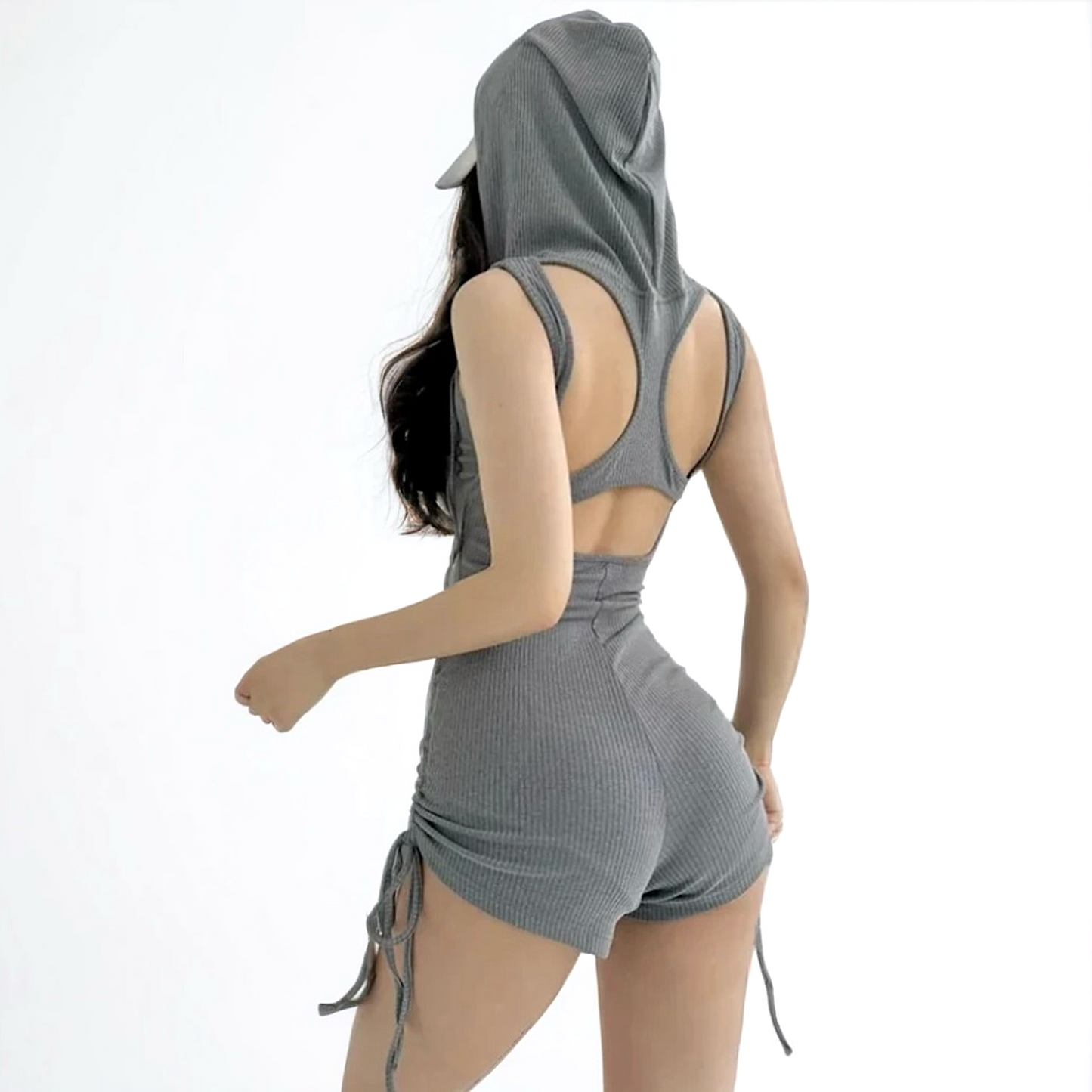 Kira Hooded Romper