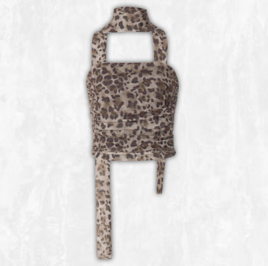 Leopard Print Tube Top