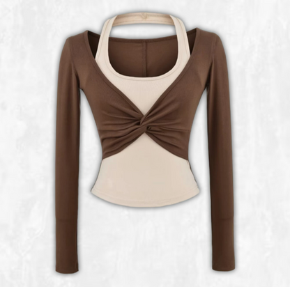 Lexi Twist Front Top