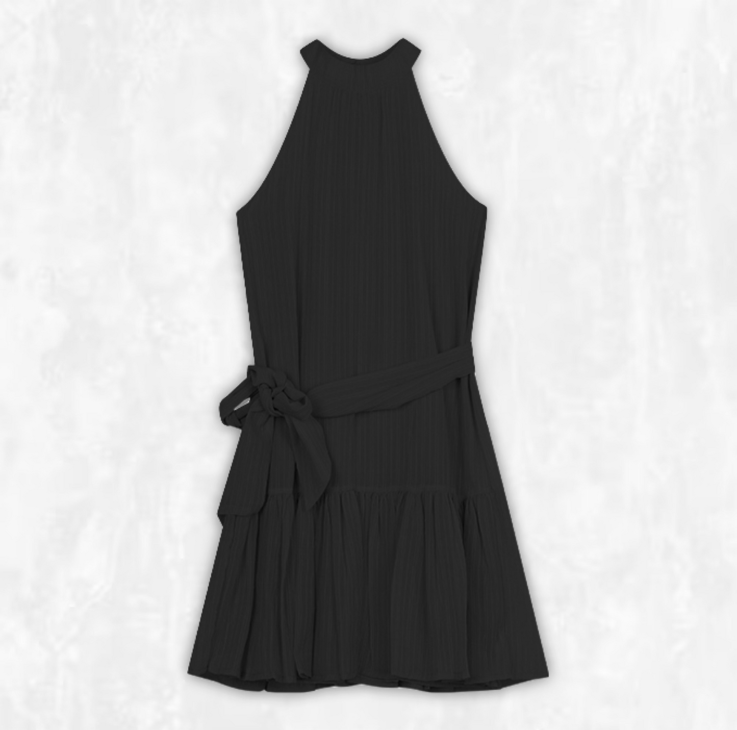 Luna Halterneck Chiffon Dress