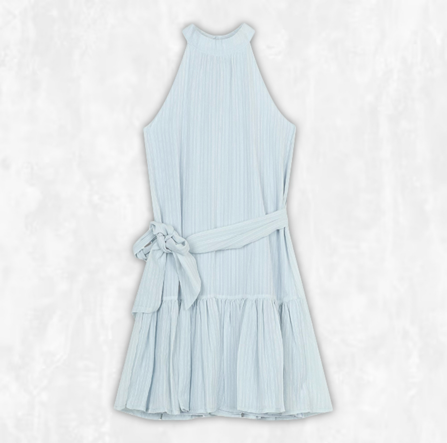 Luna Halterneck Chiffon Dress