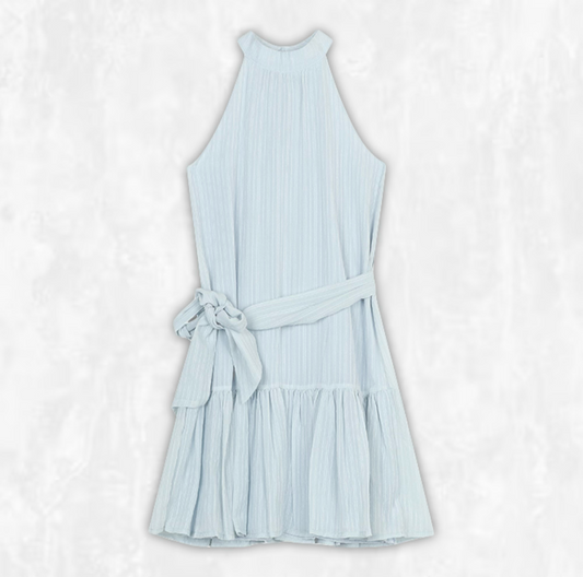Luna Halterneck Chiffon Dress