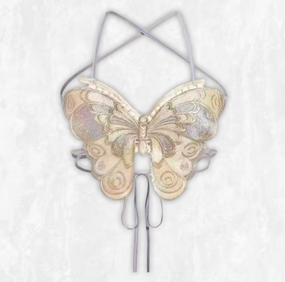 Mariposa Embroidered Butterfly Top
