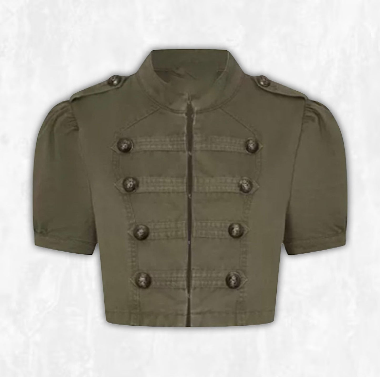 Militaire Cropped Jacket