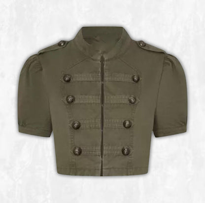 Militaire Cropped Jacket