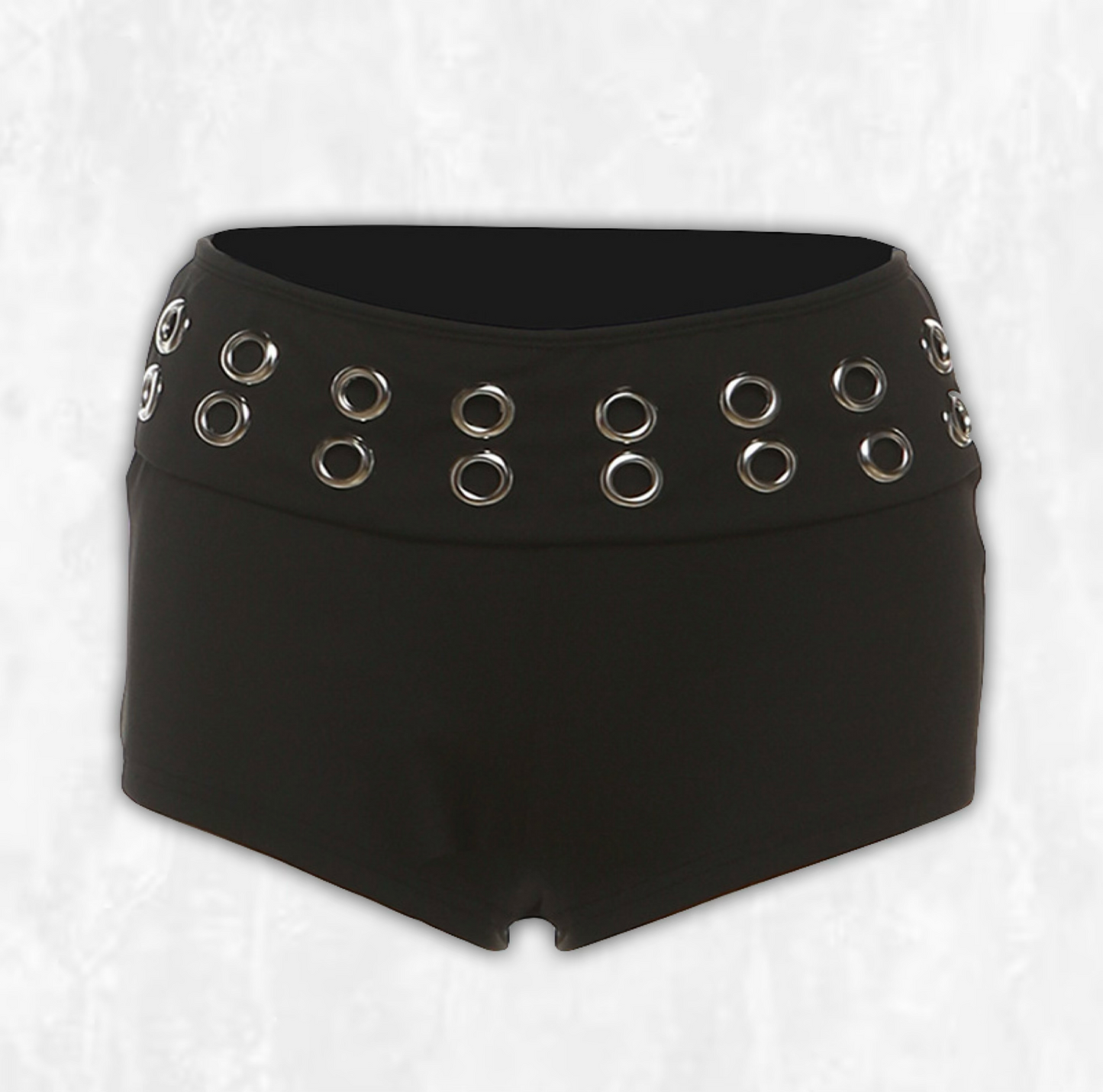 Onyx Eyelet Halter Top & Shorts