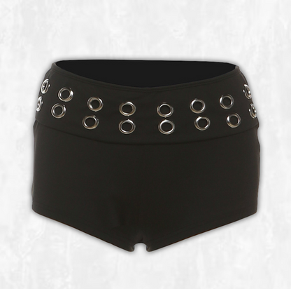 Onyx Eyelet Halter Top & Shorts