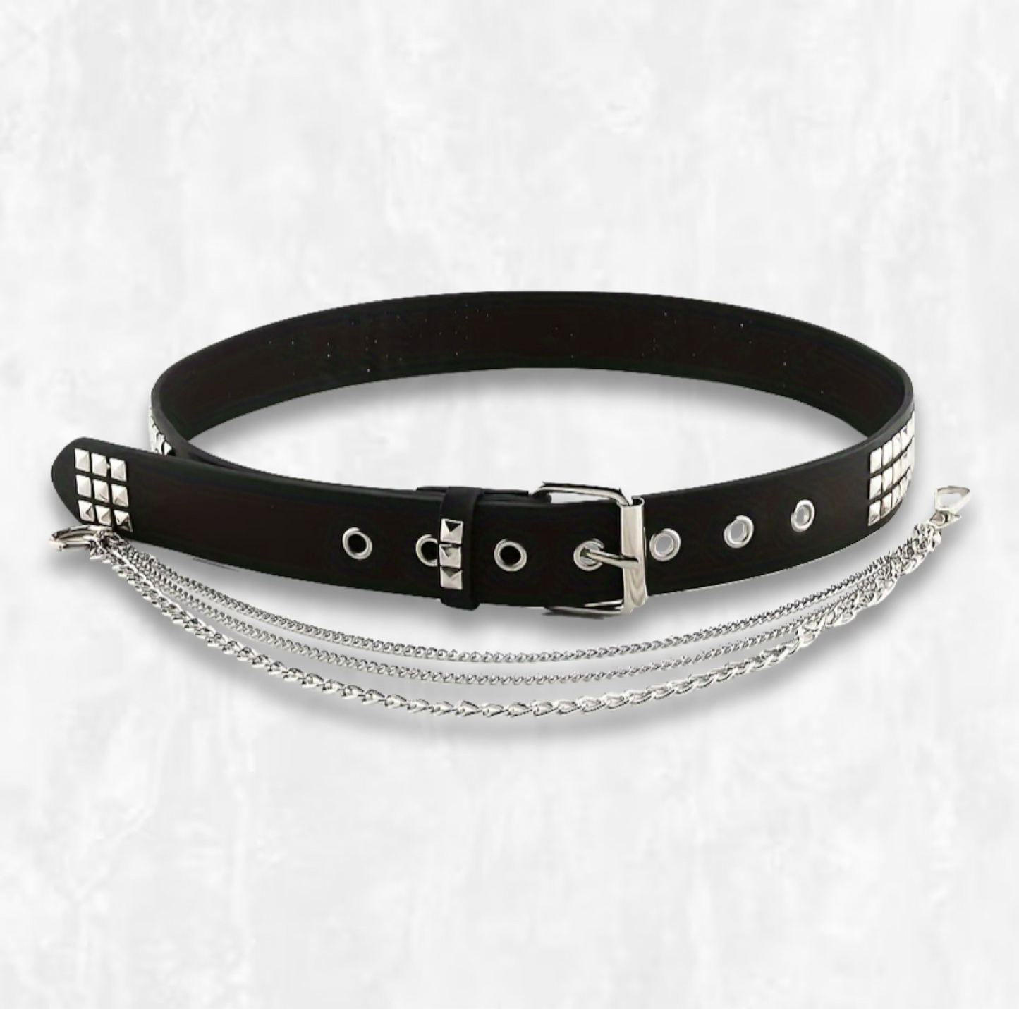 Outlaw Studded Vegan Leather Belt
