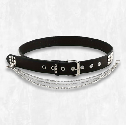 Outlaw Studded Vegan Leather Belt