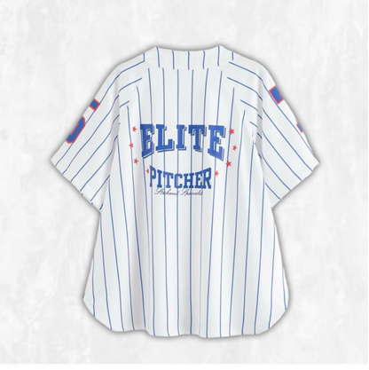 Pinstripe Baseball Jersey