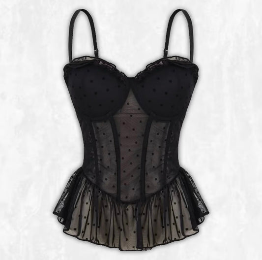 Polka Darling Corset Top