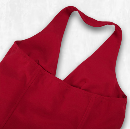 Ruby Halterneck Zip-up Vest