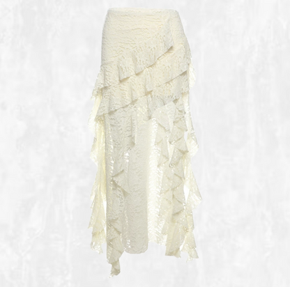 Seraphina Asymmetrical Lace Skirt