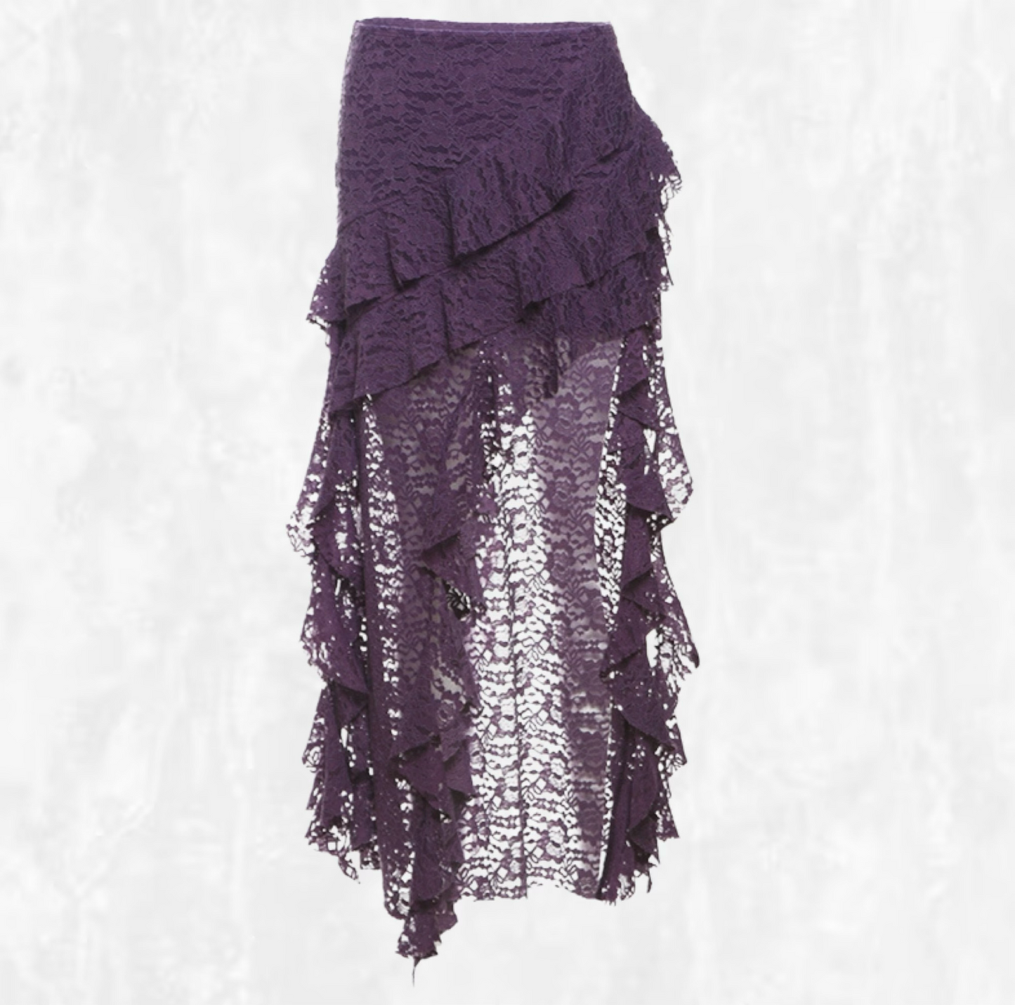 Seraphina Asymmetrical Lace Skirt