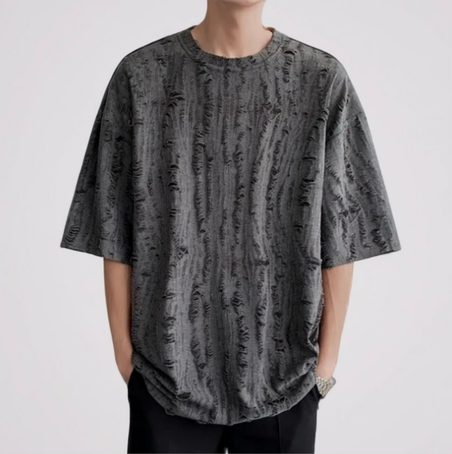 Shredded Concrete Distressed Tee