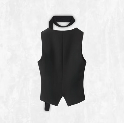 Sleek Ascot Vest